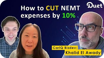 Podcast card: How to Cut NEMT Expenses by 10 Percent, with CarIQ's Khalid El Awady