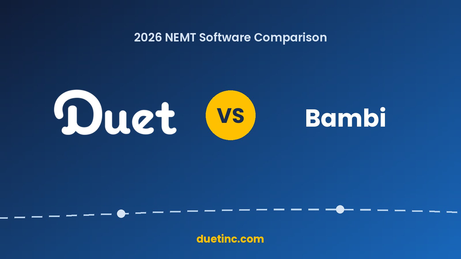 Duet vs Bambi: 2026 NEMT software comparison