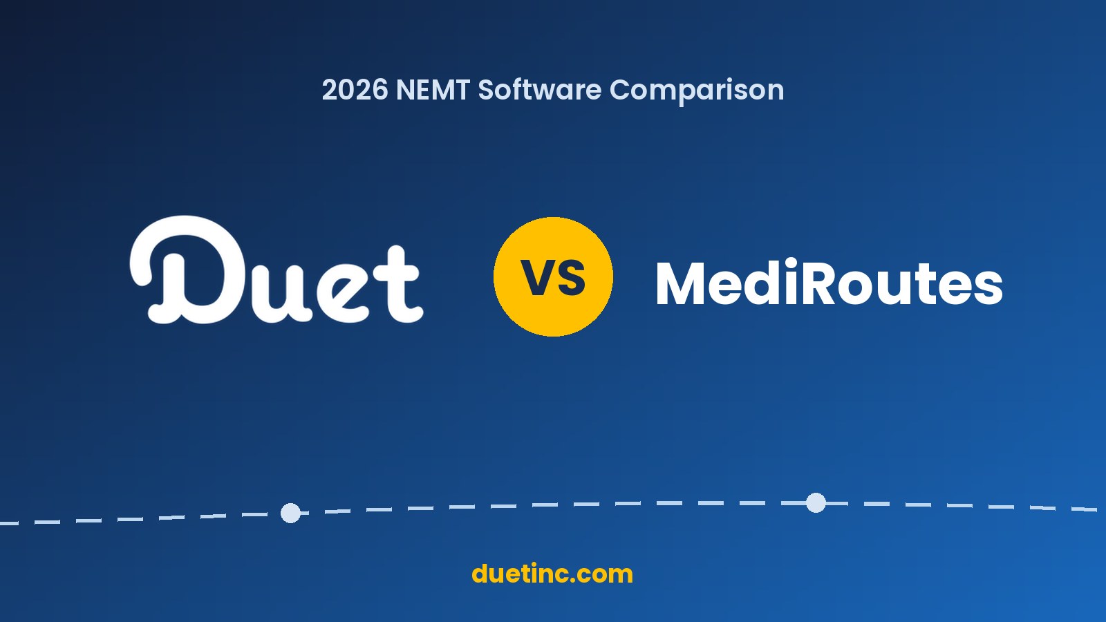 Duet vs MediRoutes: 2026 NEMT software comparison
